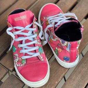 Moschino Girl High Top Sneakers